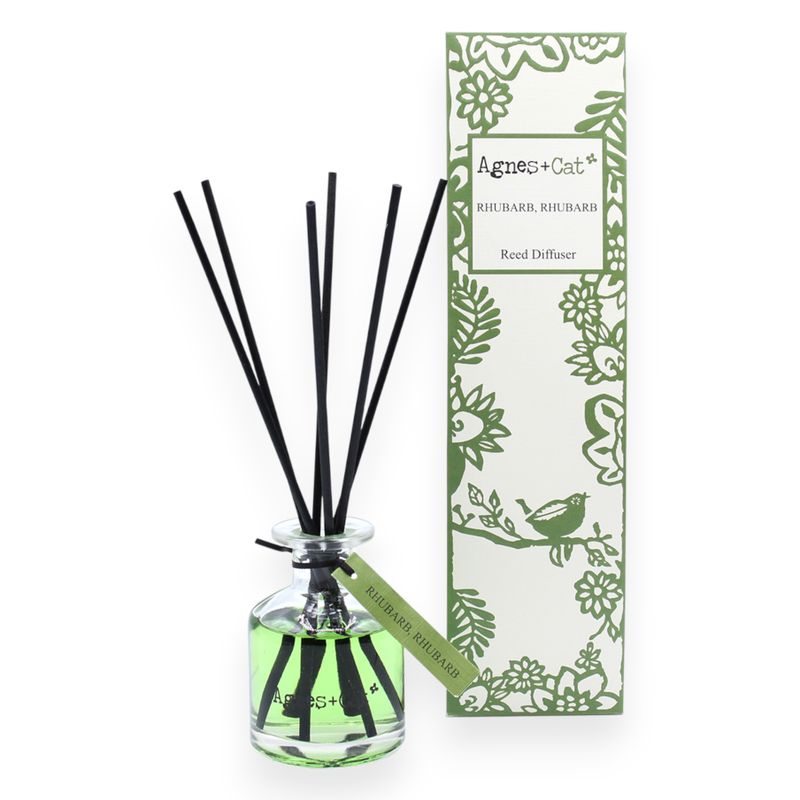 140 ml Rattanstäbchen-Diffusor – Rhabarber