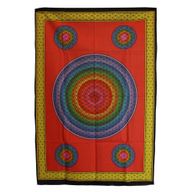 Wandbild aus Baumwolle (70 x 110 cm) – Fünf Blumen des Lebens
