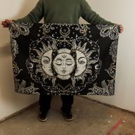 Wandbild aus Baumwolle (70x110cm) - Sonnengöttin