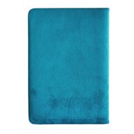 Notizbuch aus Samt – Leben – 80 Seiten – liniert – Design 4 – Hellblau