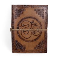 Verschiedene esoterische Ledernotizbücher (6x4,5") - Vitrine