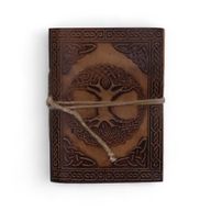 Verschiedene kleine esoterische Ledernotizbücher (4x3") - Vitrine