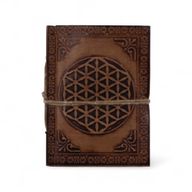 Verschiedene kleine esoterische Ledernotizbücher (4x3") - Vitrine