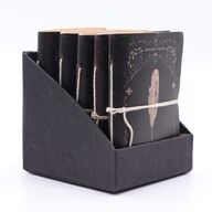 Verschiedene Hexenritual-Notizbücher – Leder (6 x 4,5 Zoll) – Vitrine (Sandra Design)