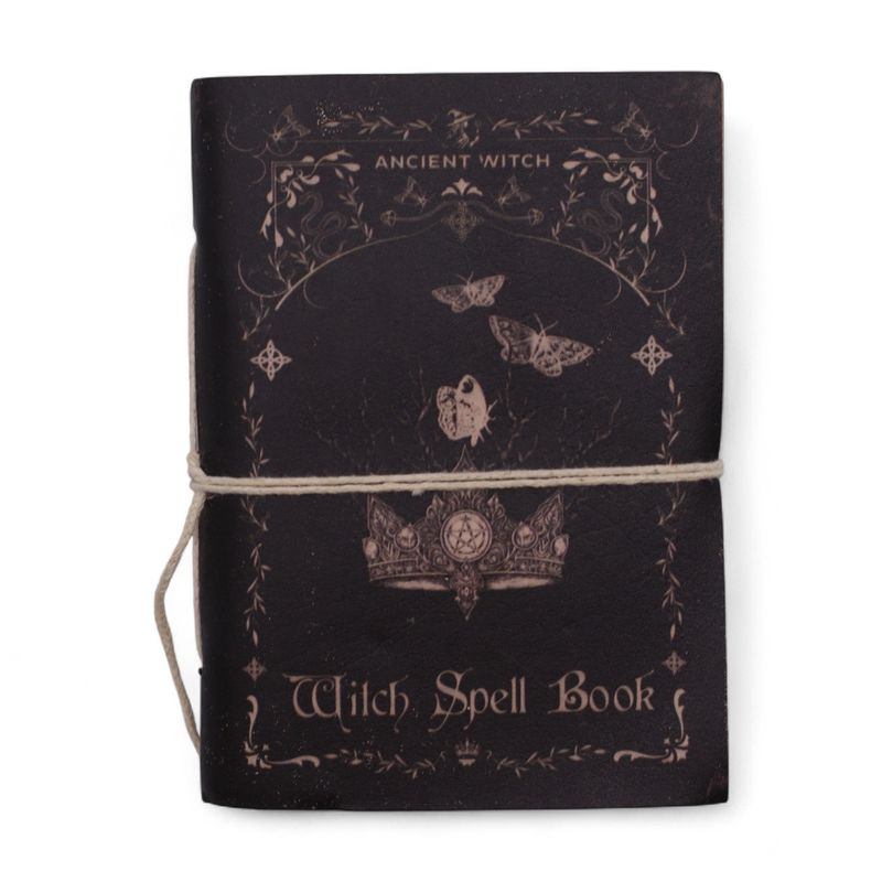 Verschiedene Hexenritual-Notizbücher – Leder (6 x 4,5 Zoll) – Vitrine (Sandra Design)