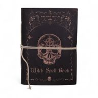 Verschiedene Hexenritual-Notizbücher – Leder (6 x 4,5 Zoll) – Vitrine (Sandra Design)
