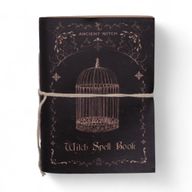 Verschiedene Hexenritual-Notizbücher – Leder (6 x 4,5 Zoll) – Vitrine (Sandra Design)