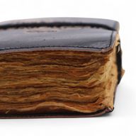 Dicke Notizbücher aus Leder mit Büttenrand (5 x 3,5 Zoll) – Die Geschichten, die ich mir selbst erzähle