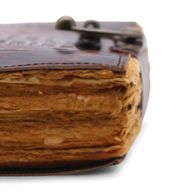 Dicke Notizbücher aus Leder mit Büttenrand (6x4") - Das Buch der unerzählten Geschichten