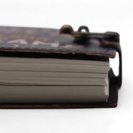 Bedruckte Notizbücher aus Leder (7x5 Zoll) – Gib deine Träume niemals auf – 200 Seiten
