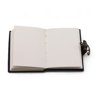 Bedruckte Notizbücher aus Leder (7x5 Zoll) – Stop Doom Scrolling – 200 Seiten, Normalpapier