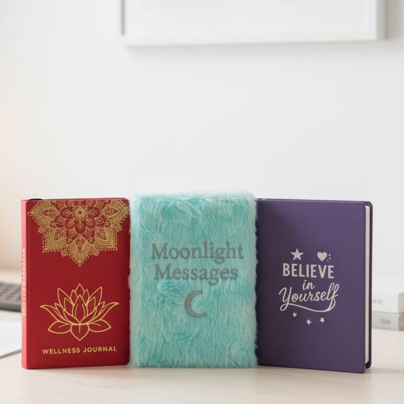 Weiches Traumtagebuch – 80 Seiten – Hellgrün - Moonlight Messages