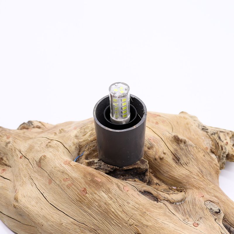 Drift Glow Lampe Grauer Luna Schirm