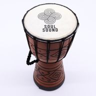 Kleine Profi-Djembe-Trommel - Soul Sound (tief) - Klein 30 cm (15 cm Durchmesser)