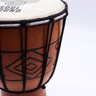 Kleine Profi-Djembe-Trommel - Soul Sound (tief) - Klein 30 cm (15 cm Durchmesser)