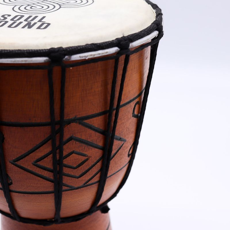 Kleine Profi-Djembe-Trommel - Soul Sound (tief) - Klein 30 cm (15 cm Durchmesser)