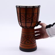 Kleine Profi-Djembe-Trommel - Soul Sound (tief) - Klein 30 cm (15 cm Durchmesser)