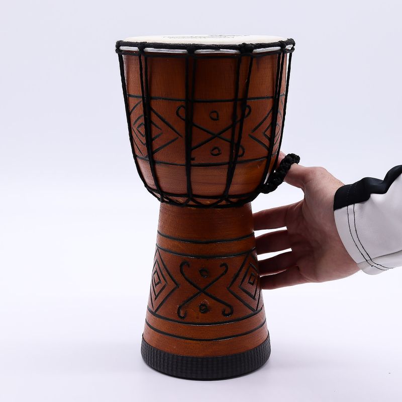 Kleine Profi-Djembe-Trommel - Soul Sound (tief) - Klein 30 cm (15 cm Durchmesser)