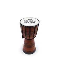 Kleine Profi-Djembe-Trommel - Freedom Rhythm (hoch) - Klein 30 cm (Durchmesser 15 cm)