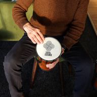 Kleine Profi-Djembe-Trommel - Soul Sound (tief) - Klein 30 cm (15 cm Durchmesser)
