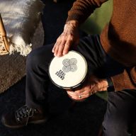 Kleine Profi-Djembe-Trommel - Soul Sound (tief) - Klein 30 cm (15 cm Durchmesser)