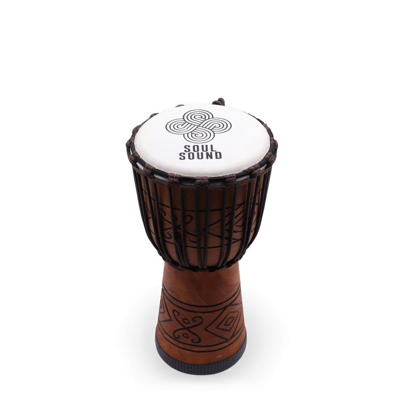 Medium Pro Djembe-Trommel - Soul Sound (tief) - Medium 40 cm (18 cm Durchmesser)