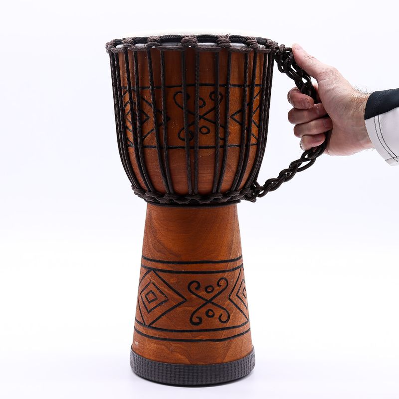 Medium Pro Djembe-Trommel - Soul Sound (tief) - Medium 40 cm (18 cm Durchmesser)