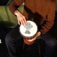 Medium Pro Djembe-Trommel - Soul Sound (tief) - Medium 40 cm (18 cm Durchmesser)