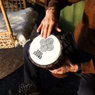 Medium Pro Djembe-Trommel - Soul Sound (tief) - Medium 40 cm (18 cm Durchmesser)
