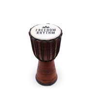 Medium Pro Djembe-Trommel -Freiheitsrhythmus (hoch) - 40 cm (18 cm Durchmesser)