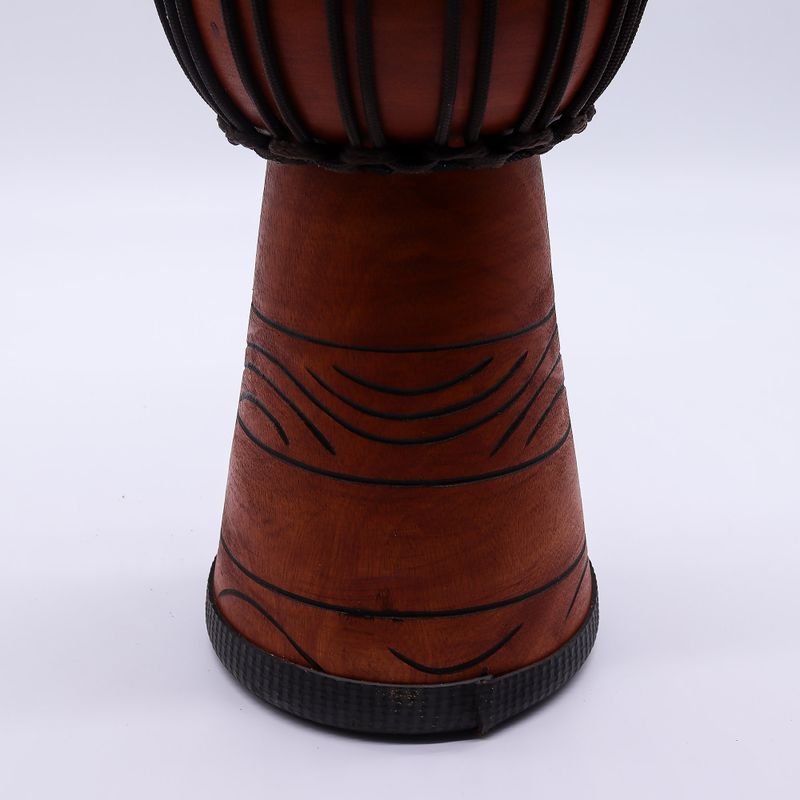 Medium Pro Djembe-Trommel -Freiheitsrhythmus (hoch) - 40 cm (18 cm Durchmesser)