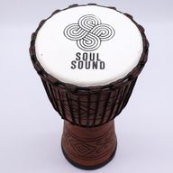 Große Profi-Djembe-Trommel - Soul Sound (niedrig) - 50 cm (22 cm Durchmesser)