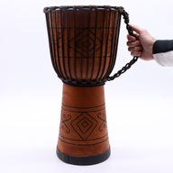 Große Profi-Djembe-Trommel - Soul Sound (niedrig) - 50 cm (22 cm Durchmesser)