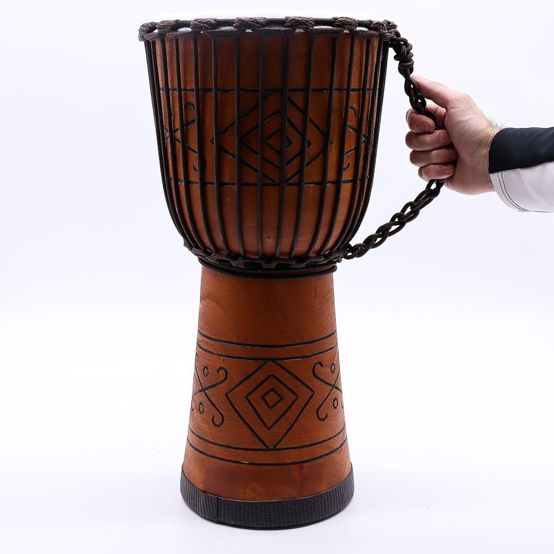 Große Profi-Djembe-Trommel - Soul Sound (niedrig) - 50 cm (22 cm Durchmesser)