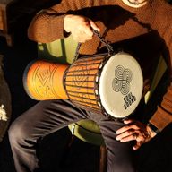 Große Profi-Djembe-Trommel - Soul Sound (niedrig) - 50 cm (22 cm Durchmesser)