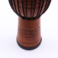 Große Pro-Djembe-Trommel - Freiheitsrhythmus (hoch) - 50 cm (Durchmesser 22 cm)