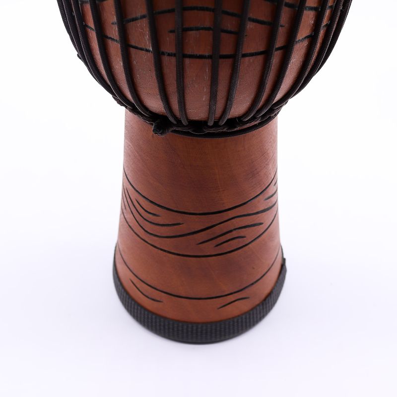 Große Pro-Djembe-Trommel - Freiheitsrhythmus (hoch) - 50 cm (Durchmesser 22 cm)