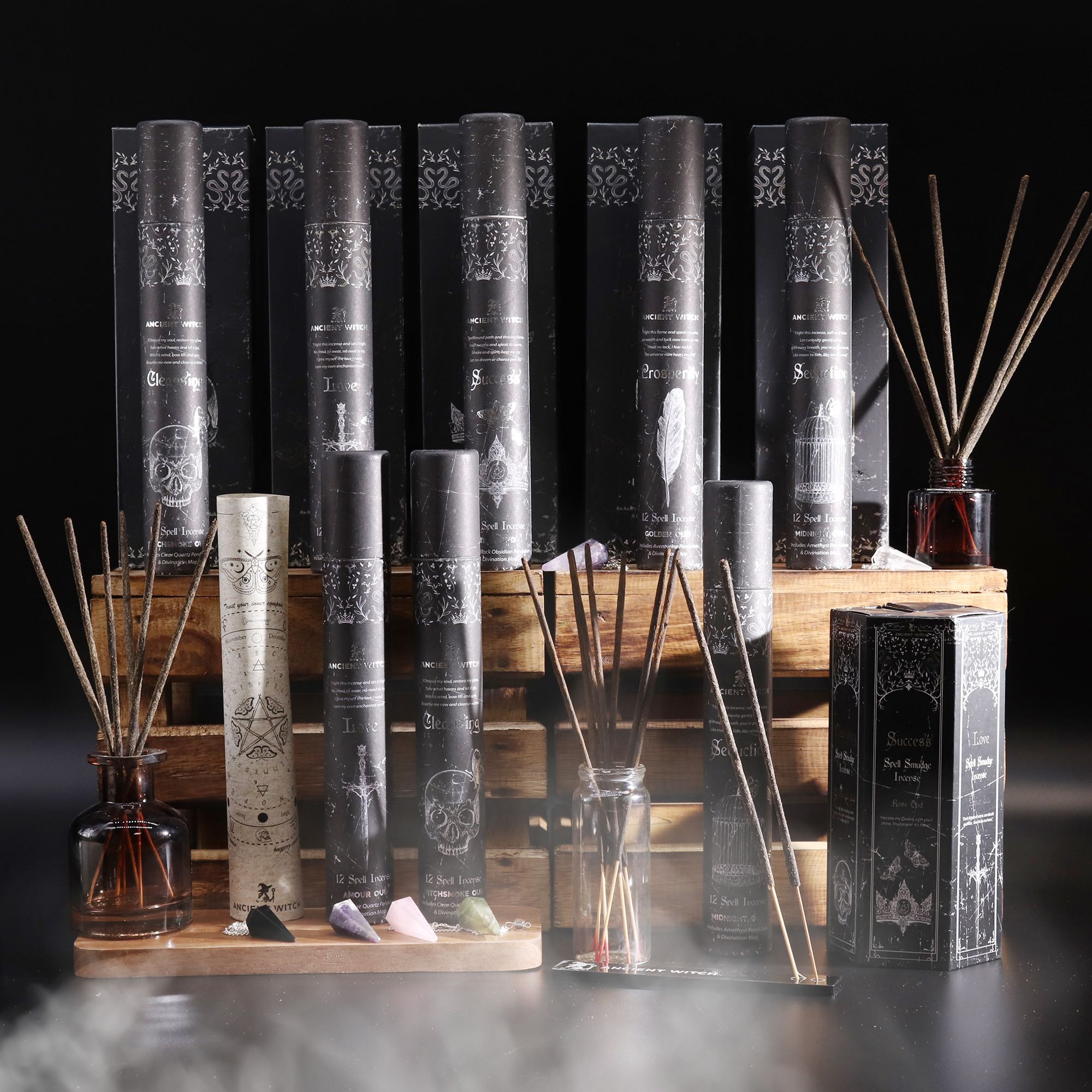 Großhandel Ancient Witch Zauber Räucherstäbchen
