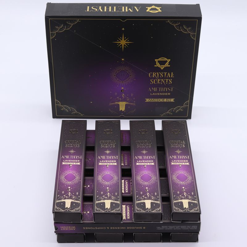 Amethyst Crystal Scents Räucherstäbchen - Lavendel