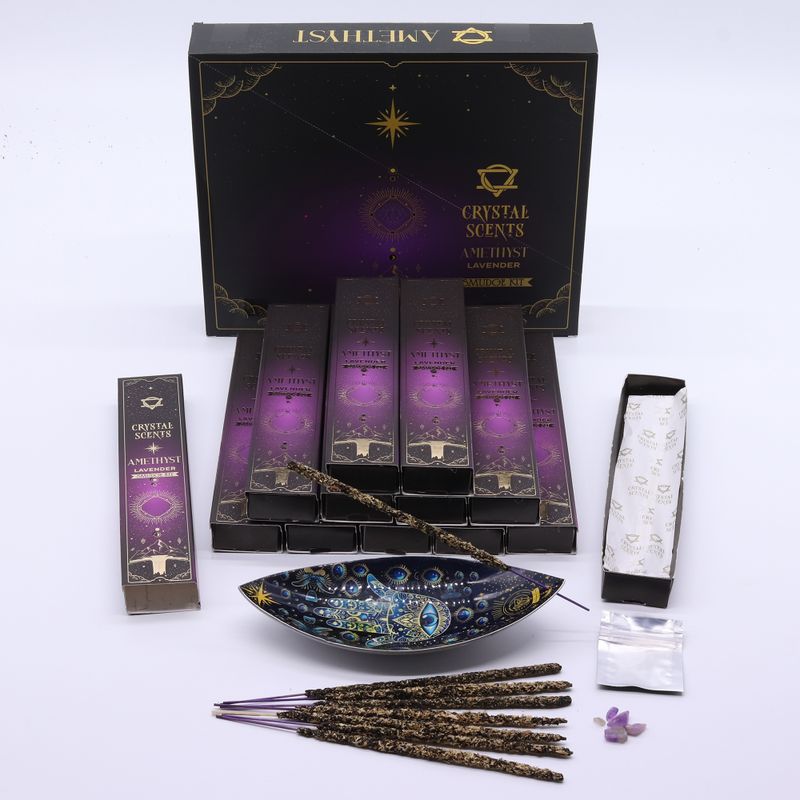 Amethyst Crystal Scents Räucherstäbchen - Lavendel