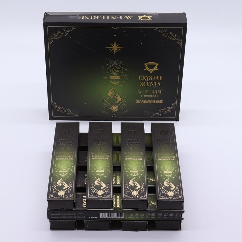 Aventurin-Kristall-Duft-Räucherstäbchen – Schokolade