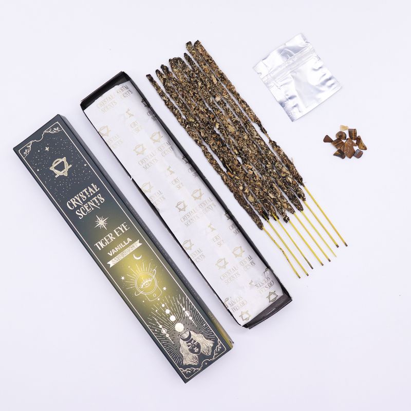 Tiger Eye Crystal Scents Räucherstäbchen - Vanille