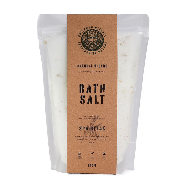 Greenman Rituals Hafer & Honig Epsom-Badesalz – Spa-Entspannungs-Mischung
