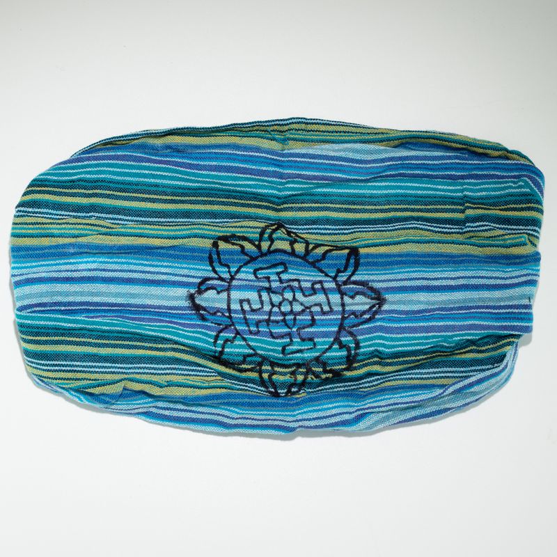 Nomad Sari – Hippie-Stirnband – Blockdruck, verschiedene Designs – (56 x 25 cm), Einheitsgröße
