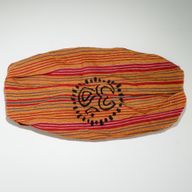 Nomad Sari – Hippie-Stirnband – Blockdruck, verschiedene Designs – (56 x 25 cm), Einheitsgröße