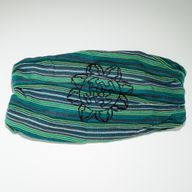 Nomad Sari – Hippie-Stirnband – Blockdruck, verschiedene Designs – (56 x 25 cm), Einheitsgröße