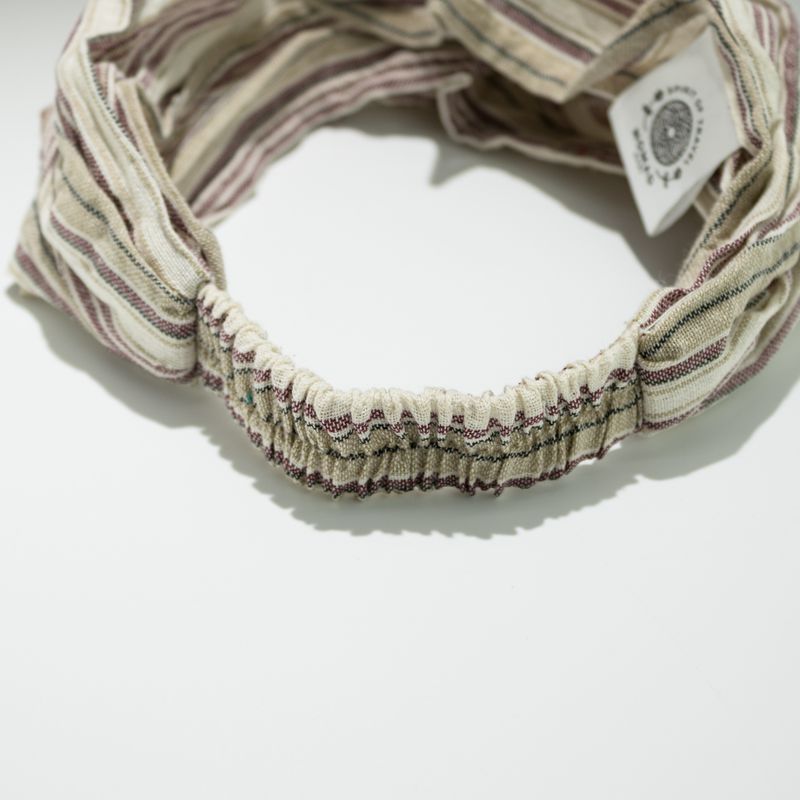 Nomad Sari – Hippie-Stirnband – Blockdruck, verschiedene Designs – (56 x 25 cm), Einheitsgröße