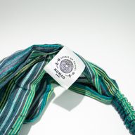 Nomad Sari – Hippie-Stirnband – Blockdruck, verschiedene Designs – (56 x 25 cm), Einheitsgröße