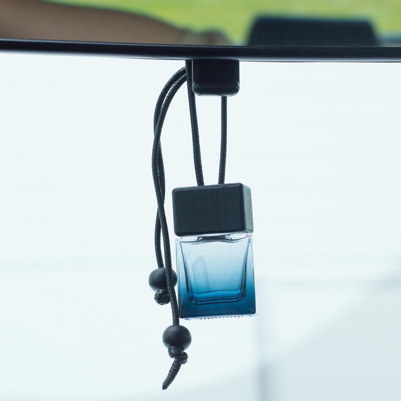 Schwarz – Hängeflaschen für Autodiffusoren – 8 ml – (3 verschiedene Designs x 4)