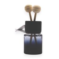 Schwarz – Flaschen zur Befestigung am Autodiffusor – 8 ml – (3 verschiedene Designs x 4)